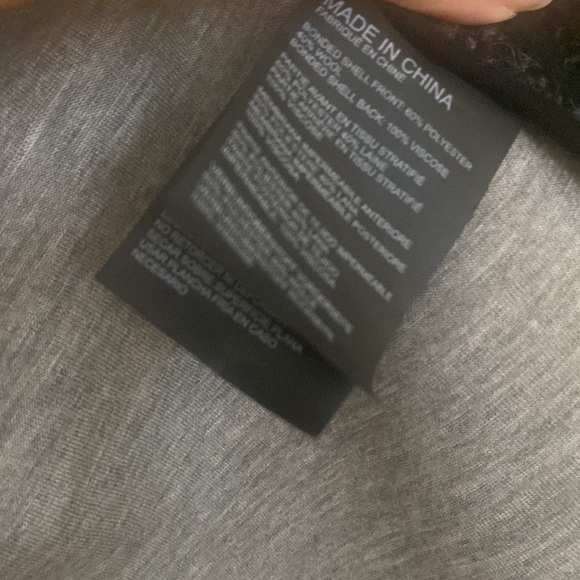 Gray Buffalo Plaid Club Monaco Japhia Fall Coat size xs - Picture 6 of 8